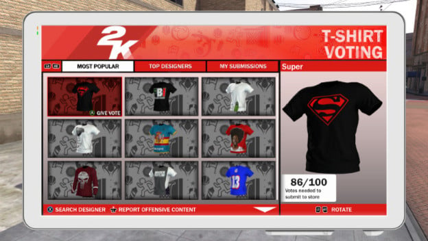 nba 2k shirts